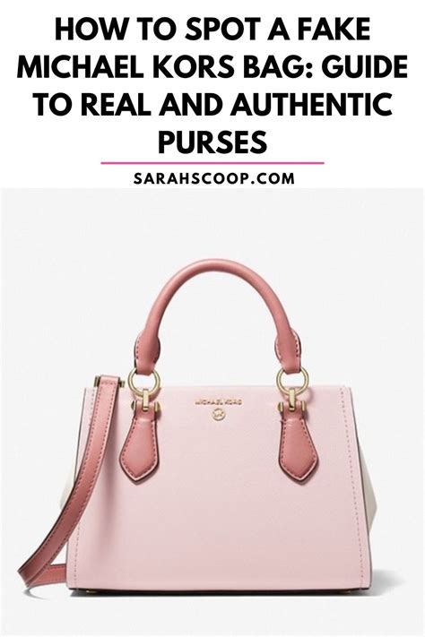 how to spot fake michael kors hamilton bag|michael kors bag found.